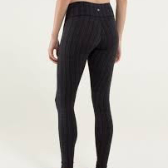 Lululemon Wunder Under Pant Leggings Ziggy Wee September Black / Black SZ 6 - 8? - Picture 1 of 8